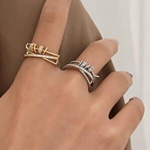 Bohemian gold ring N506